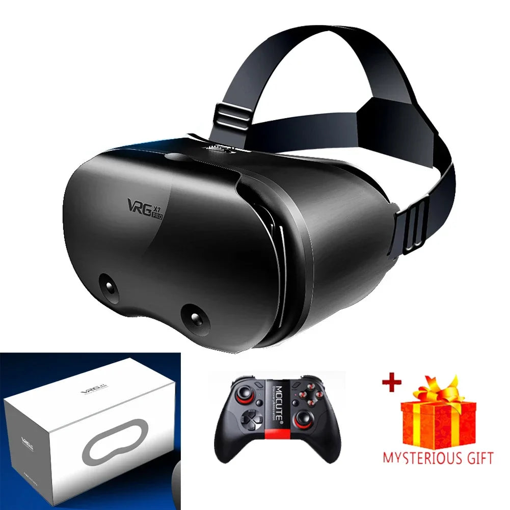 VRG PRO X7 3D VR Headset Goggles for iPhone & Android