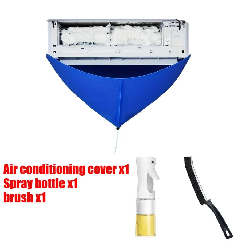 100cm PVC Air Conditioner Cleaning Cover Bag with Drain Pipe