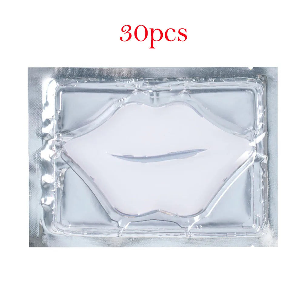 BIOAOUA 30pc Collagen Lip Mask – Hydrating Lip Patches Collagen Lip Mask Peaceful Pleasures Health and Wellness White 30pcs
