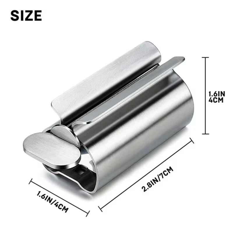 Bathroom Accessories Toothpaste Squeezer Tube Roller Stainless Steel