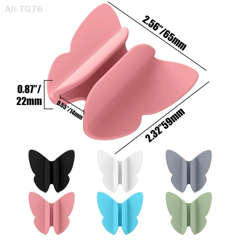 Butterfly Silicone Lip Gloss Phone Holder | Suction Cup Stand