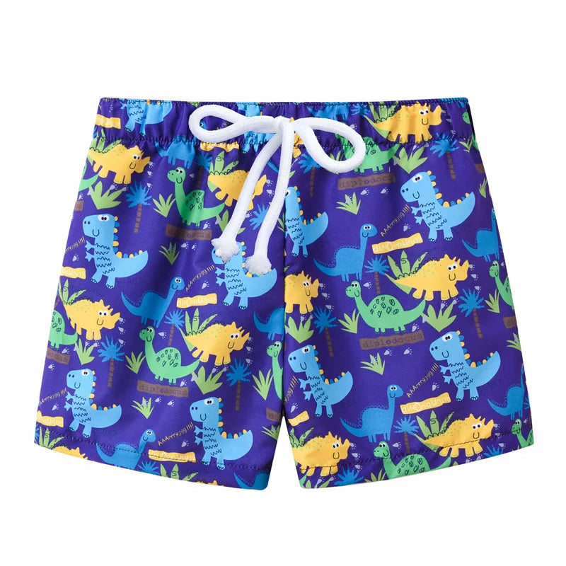 Boys Swim Trunks UPF 50+ Quick-Dry Beach Shorts Kids 3–13Y