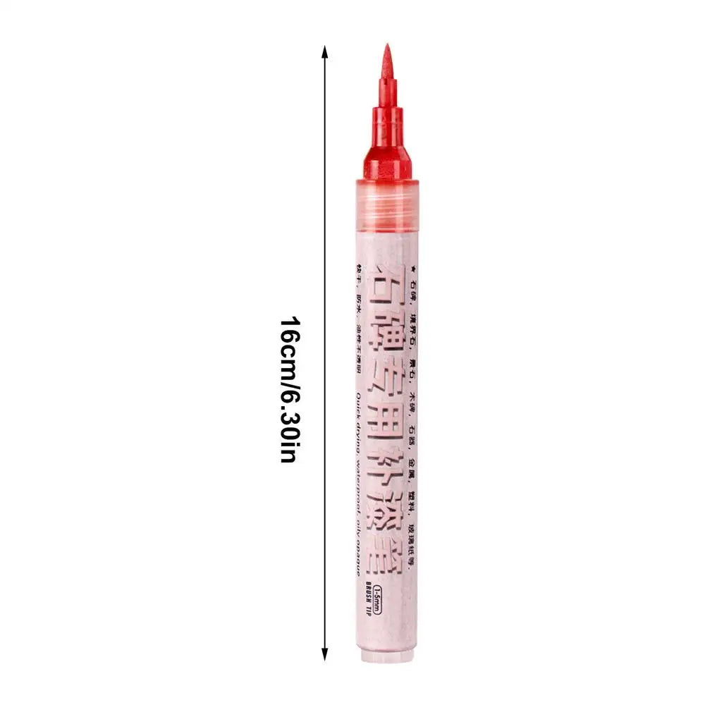 Tombstone Inscription Restoration Paint Pen | 12 Colors