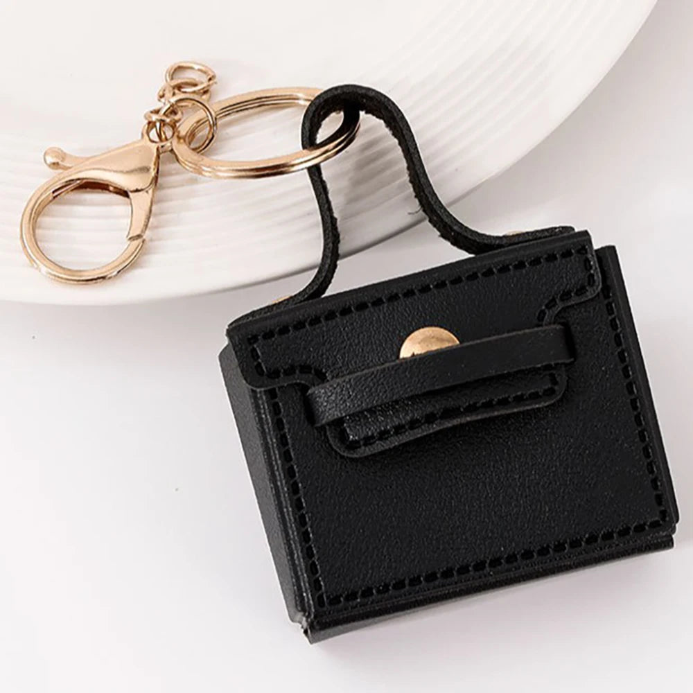 Small Square Bag Creative Mouth Red Envelope Keychain Headphone Car