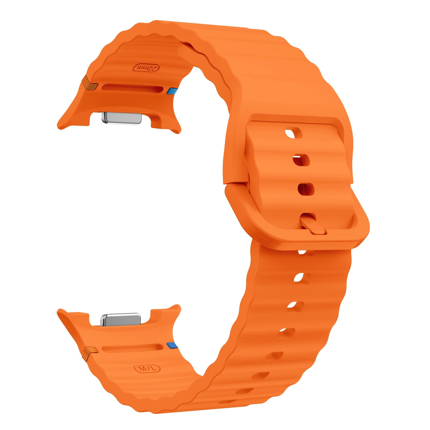 Silicone Sport Band for Samsung Galaxy Watch 8 40mm 44mm Classic 46mm Peaceful Pleasures Health and Wellness orange galaxy 8classic 46mm