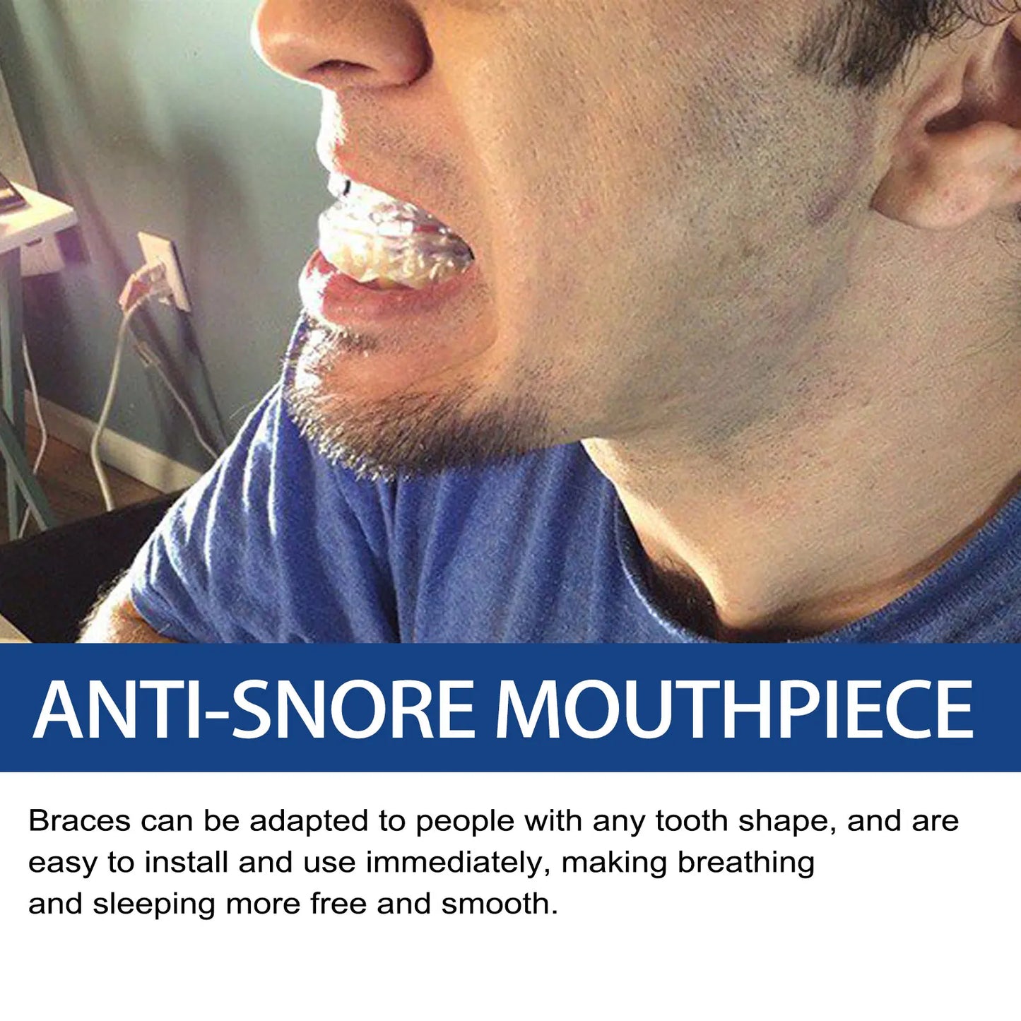 Anti-Snoring Mouth Guard – Custom-Fit Boil & Bite Night Guard