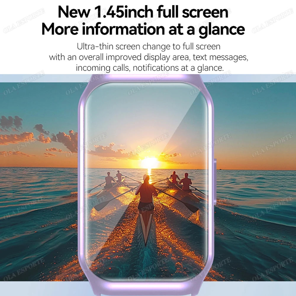 New Smart Watch Bluetooth Calling Heart Rate&Sleep Monitoring Flashlight Voice Assistant Men Women Smartwatch A3958 Peaceful Pleasures Health and Wellness