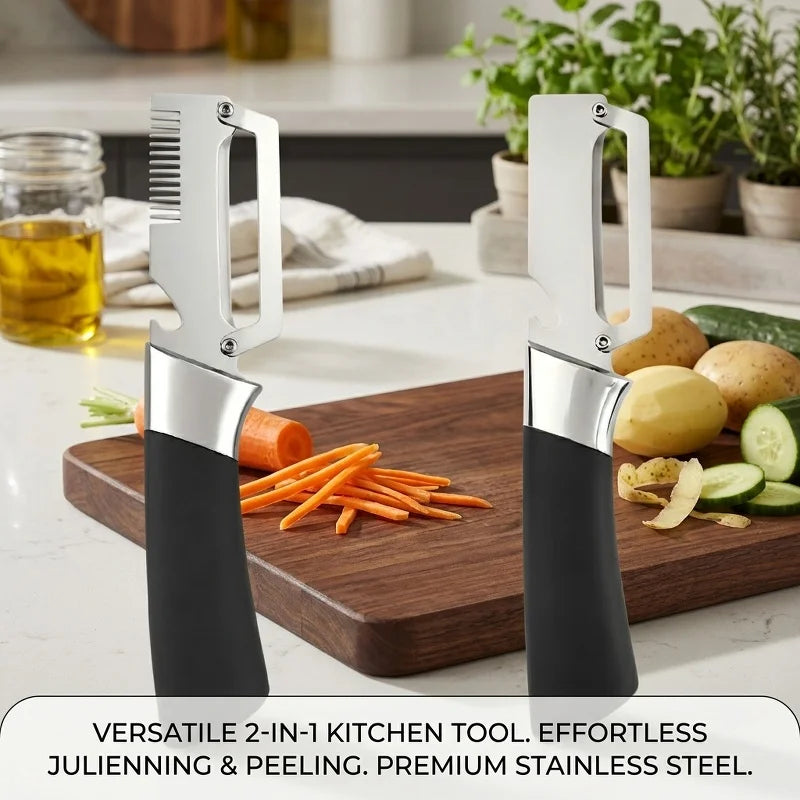 Sugarcane Peeler Knife – Stainless Steel with Bottle Opener