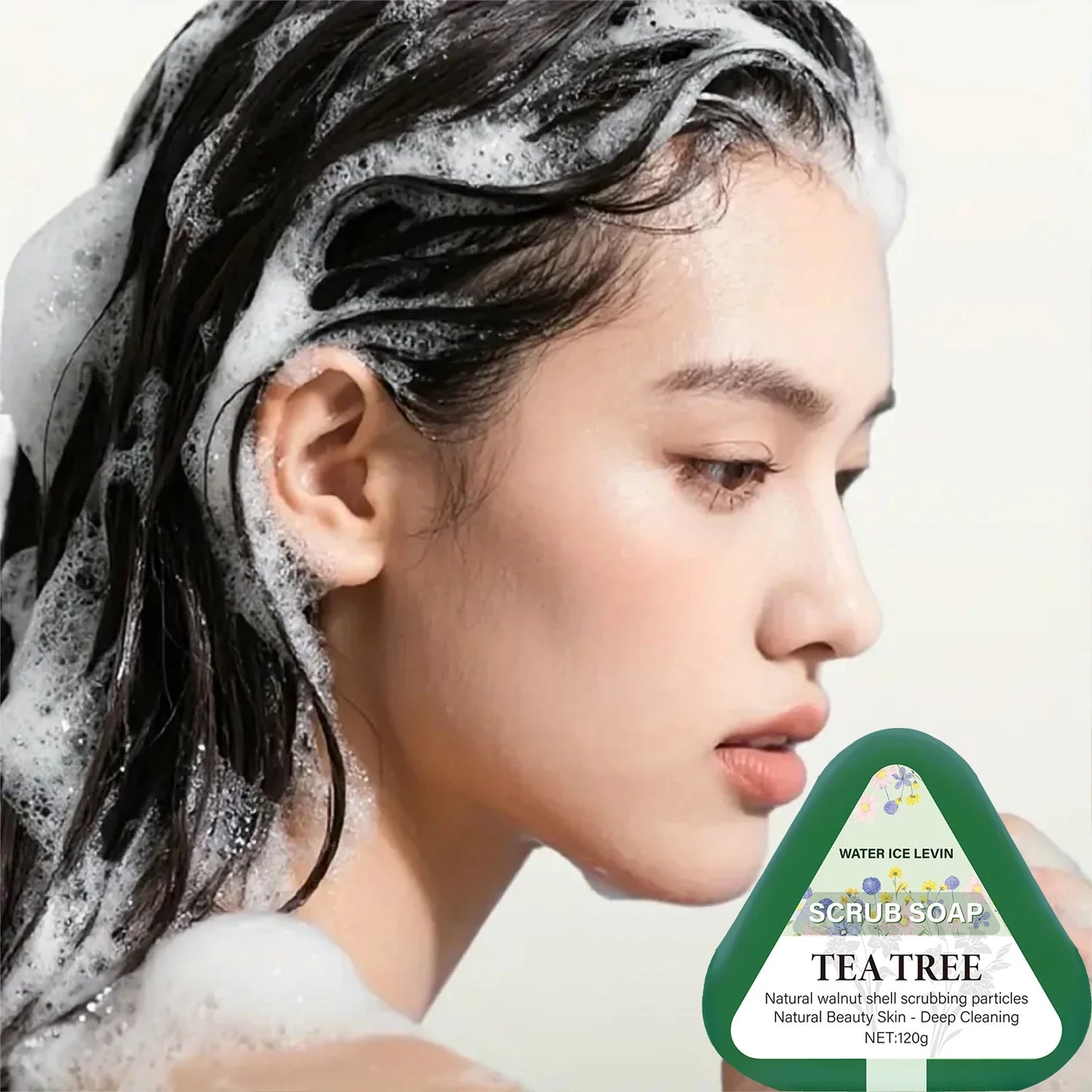 Tea Tree Scrub Soap with Walnut Shell – Deep Cleansing Bar