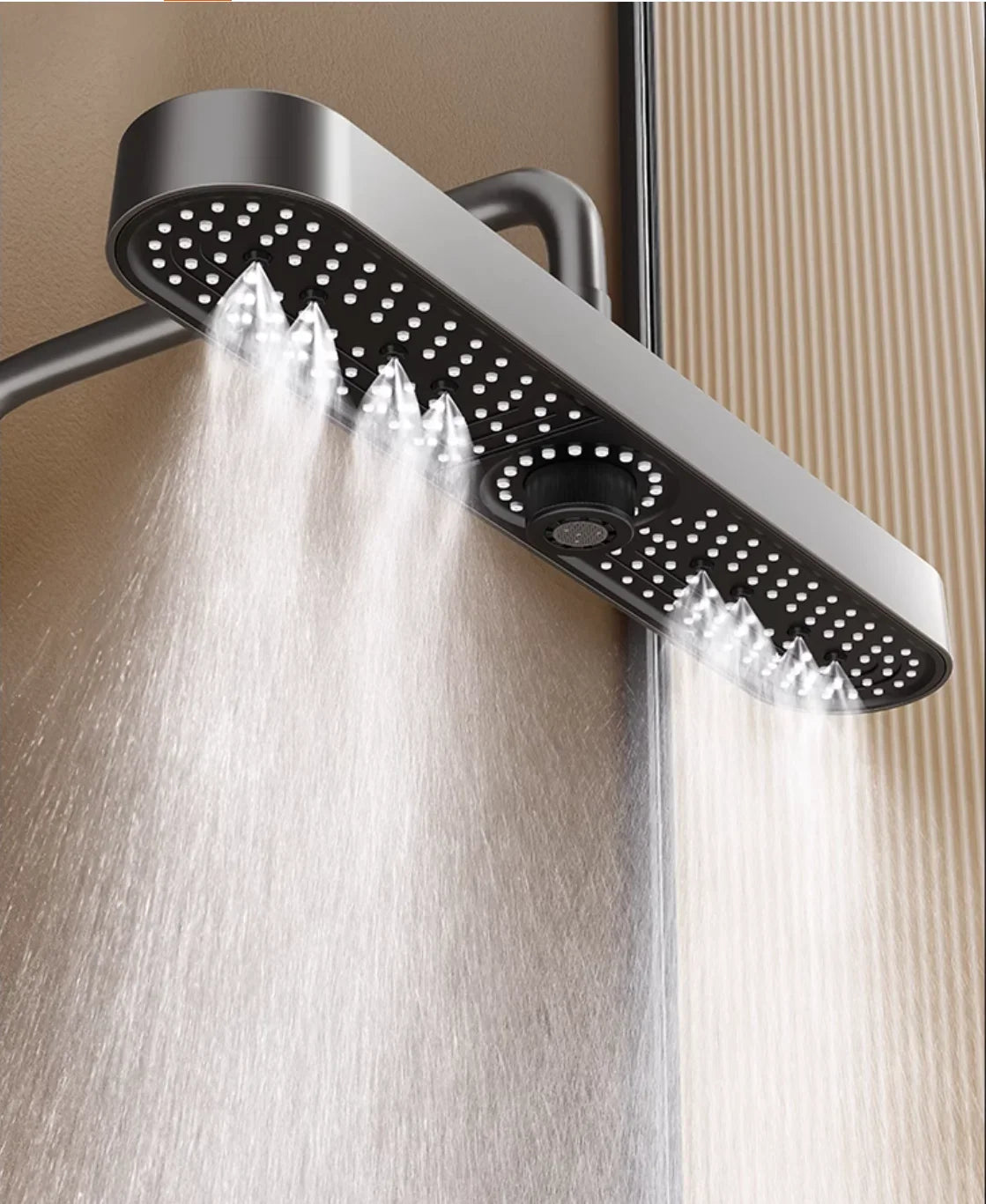 19" Luxury Rainfall Shower Head | 3 Mode High Pressure Water Saving