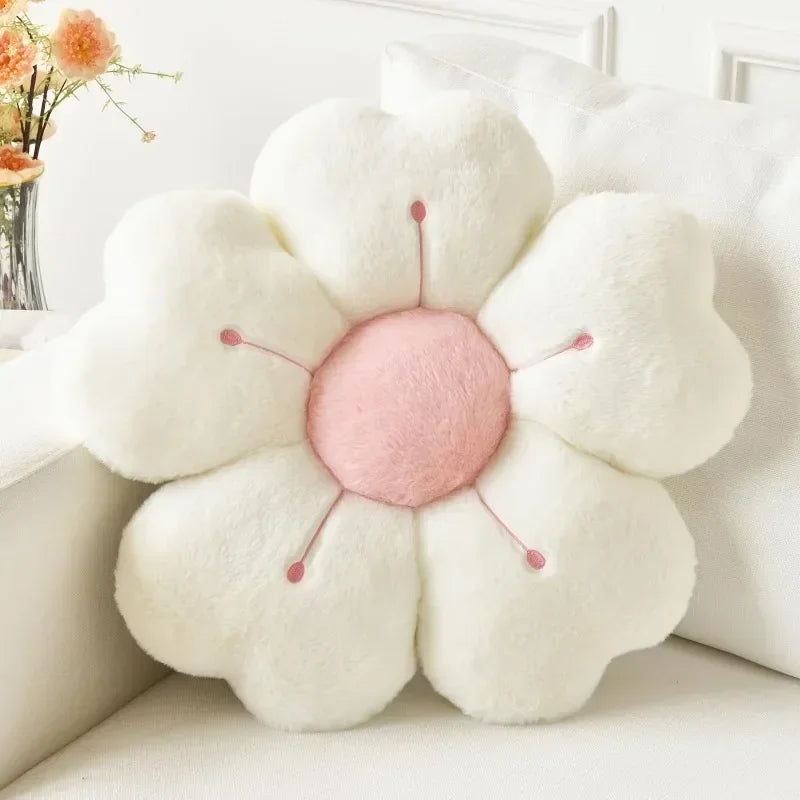 Sunflower Daisy Plush Pillow & Seat Cushion | Flower Gift