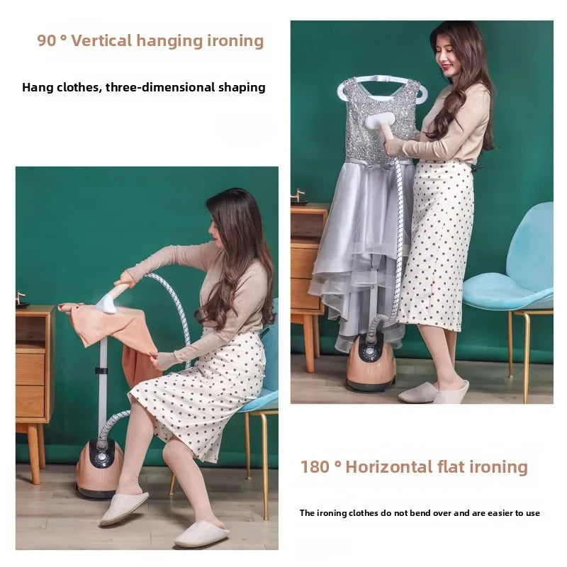 URGGU 2000W Double Rod Garment Steamer & Steam Iron SC-688