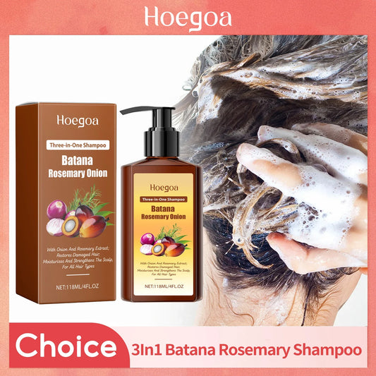 HOEGOA 3-in-1 Batana Rosemary Shampoo – Hair Growth & Scalp Hair Growth Shampoo Oasis Select