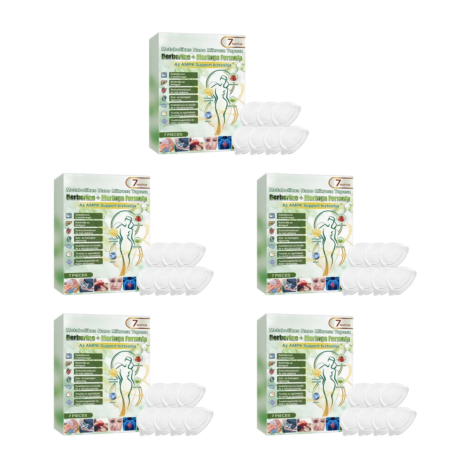 Nano Microneedle Body Firming Patch – Collagen, NAD+ & Peptides Peaceful Pleasures Health and Wellness 35pcs Boxed