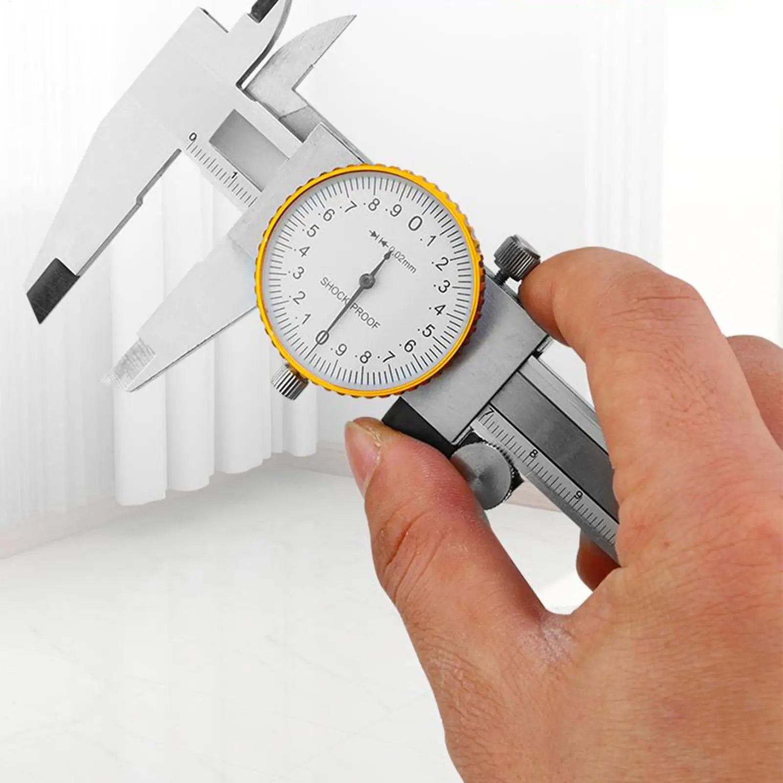 Vernier Caliper 0-150mm Precision Measuring Tools with Gauge 0.02mm Accuracy for Depth Thickness Measurement, Woodworking Peaceful Pleasures Health and Wellness
