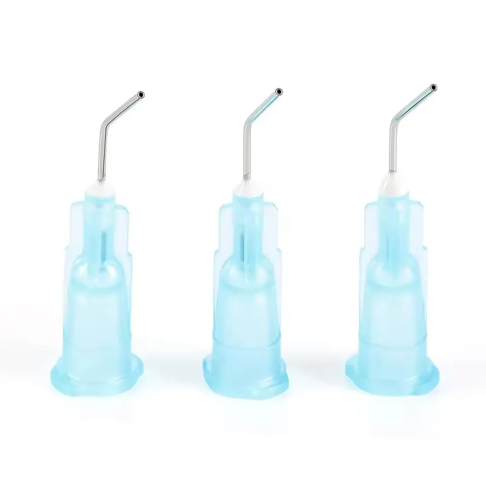 100-Pack Dental Pre-Bent Dispensing Tips – Irrigator Applicator