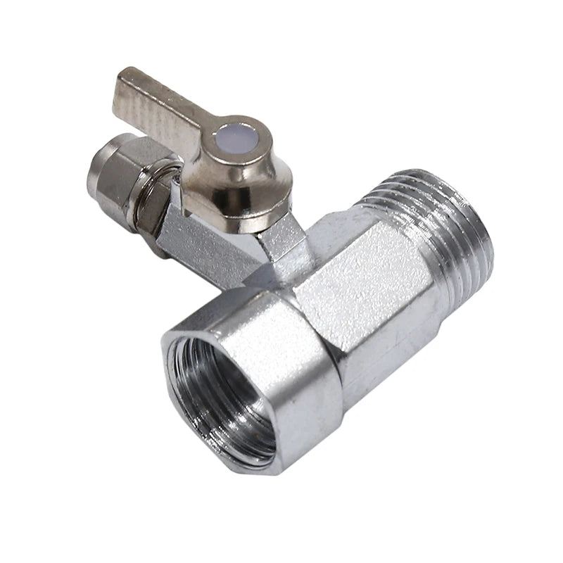 Water Purifier Inlet Three Way Ball Valve Switch Water Purifiers Faucet Joint Universal Valve Accessories Peaceful Pleasures Health and Wellness