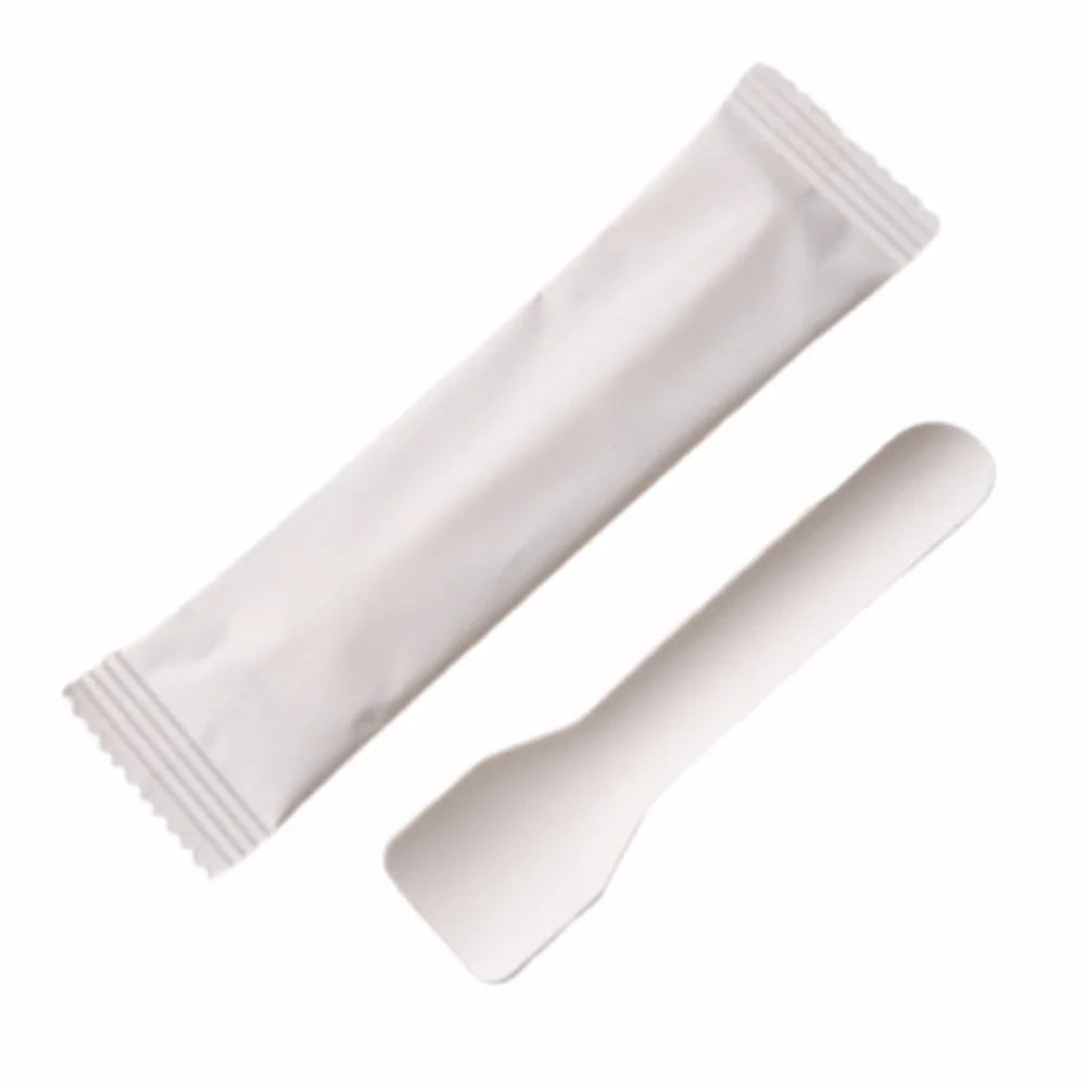 100-Pack Disposable Wooden Spoons & Forks | Eco-Friendly