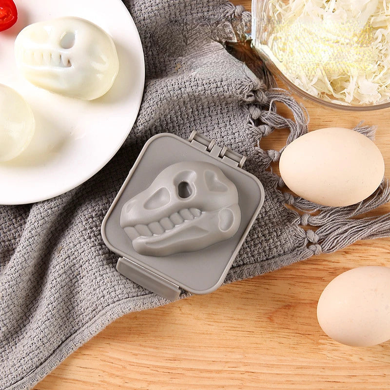 Dinosaur Fossil-shaped Egg Press Kitchen Gadgets Creative Food-grade Egg Breakfast Mold Creative Cartoon Egg Mold with Buckle Peaceful Pleasures Health and Wellness