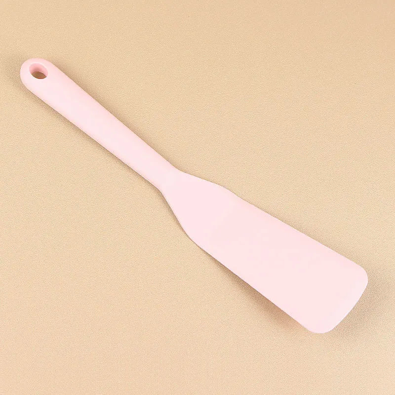 Silicone Kitchenware Non Stick Pan Frying Shovel Kitchen High Temperature Resistant Pancake Frying Steak Shovel Special Shovel Peaceful Pleasures Health and Wellness Pink