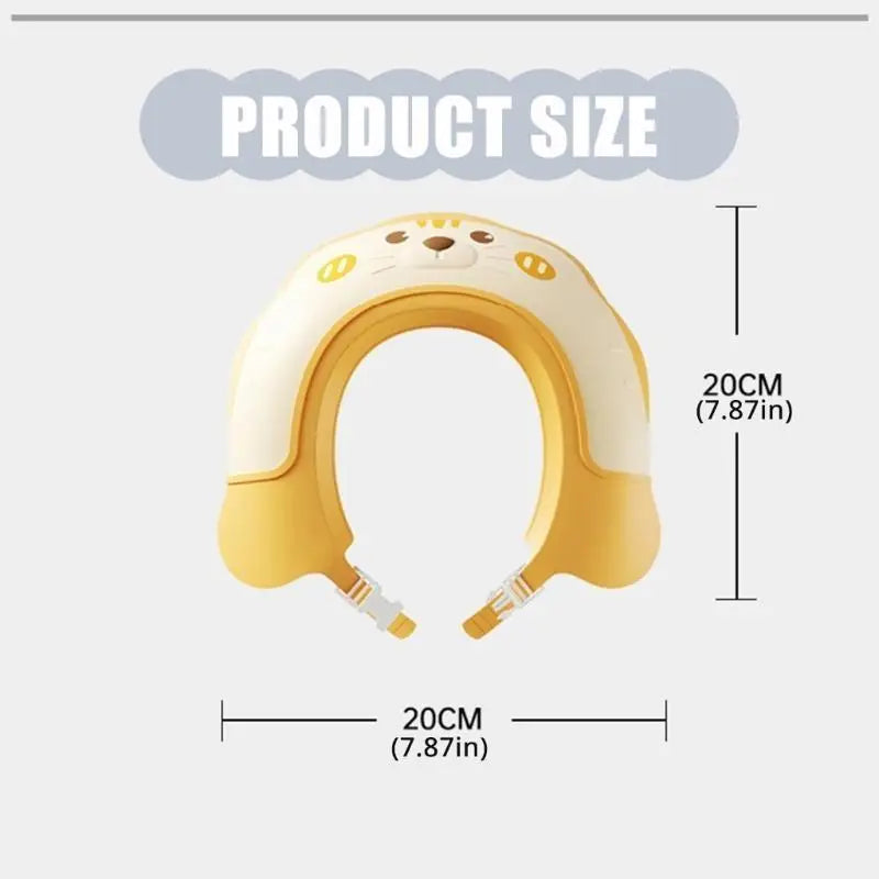 Adjustable Kids Shower Cap – Bath Hat for 6 Months to 6 Years