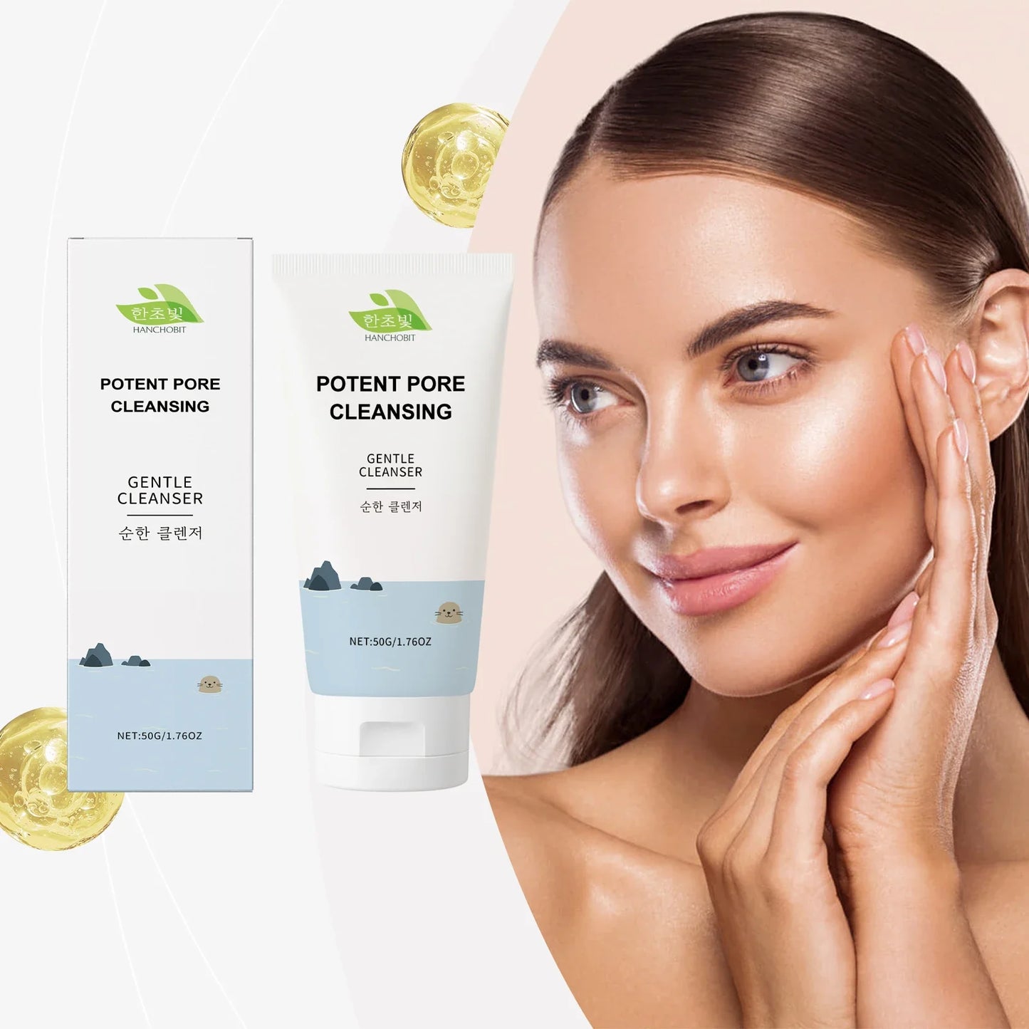HANCHOBIT Moisturizing Face Cleanser – Hydrating & Pore Refining