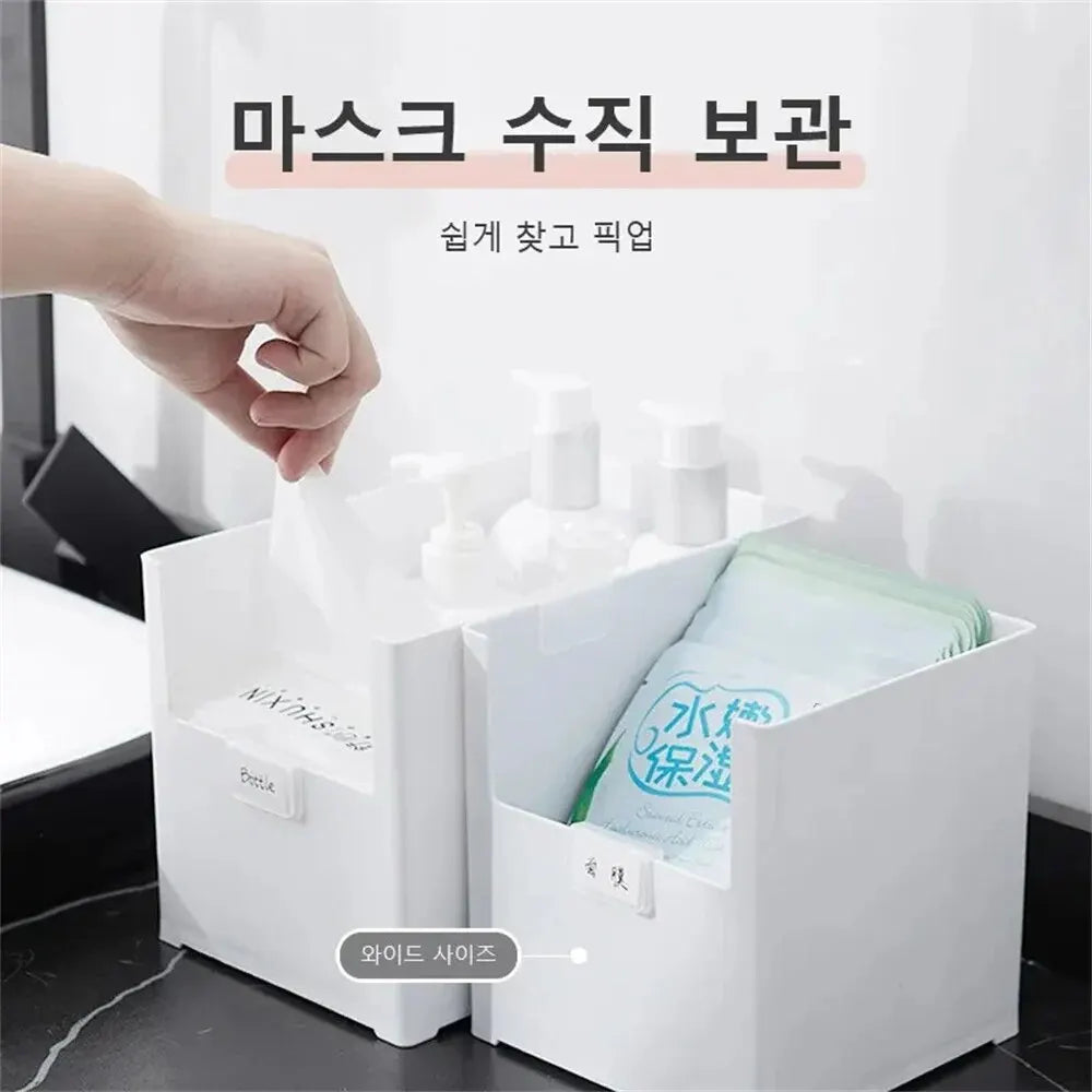 Drawer Type Storage Box Kitchen Wardrobe Multi Functional Storage Box Cabinet Drawer Separation Cosmetic Mask Finishing Peaceful Pleasures Health and Wellness