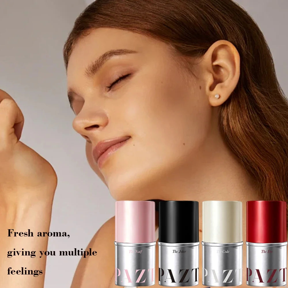 4-Pack Solid Perfume Balm Set – Portable Travel Fragrances