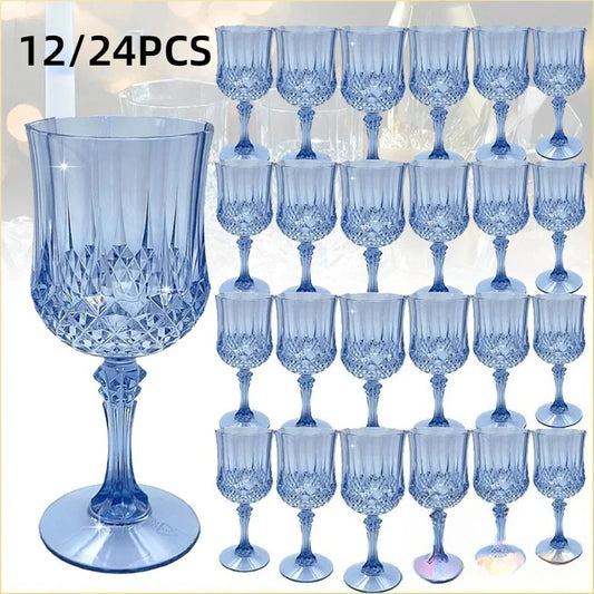 Shatterproof Plastic Champagne Flutes 12/24 Pack – Reusable Champagne Flutes Set Peaceful Pleasures Health and Wellness