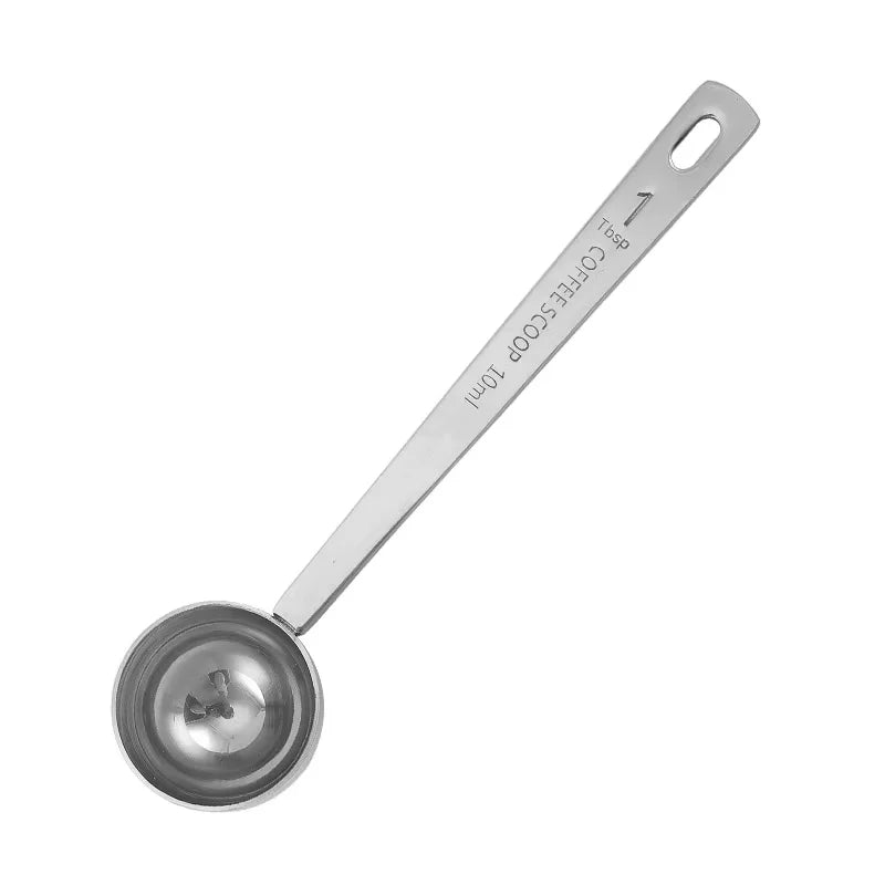 Stainless Steel Coffee Scoop, Measuring Spoons, Measuring Spoon Kitchen Measure Tools Peaceful Pleasures Health and Wellness 1TBSP 10ml