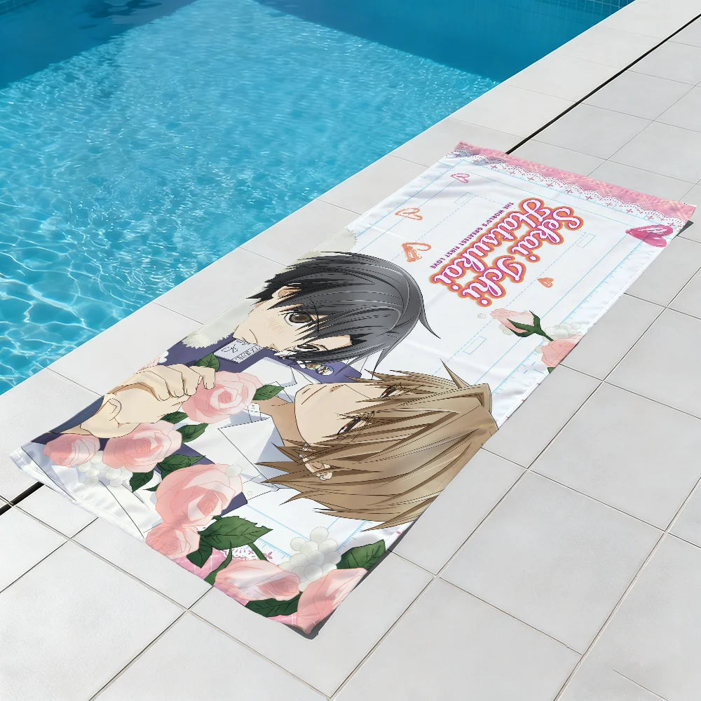 Sekai-ichi Hatsukoi Anime Beach Towel – Quick Dry & Soft Anime Beach Towel Peaceful Pleasures Health and Wellness