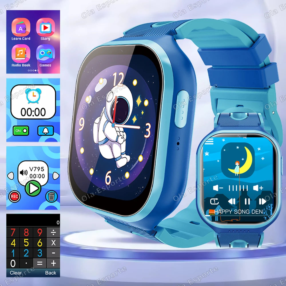 HT30 Kids Smartwatch – 1.83" HD, Camera & 22 Games
