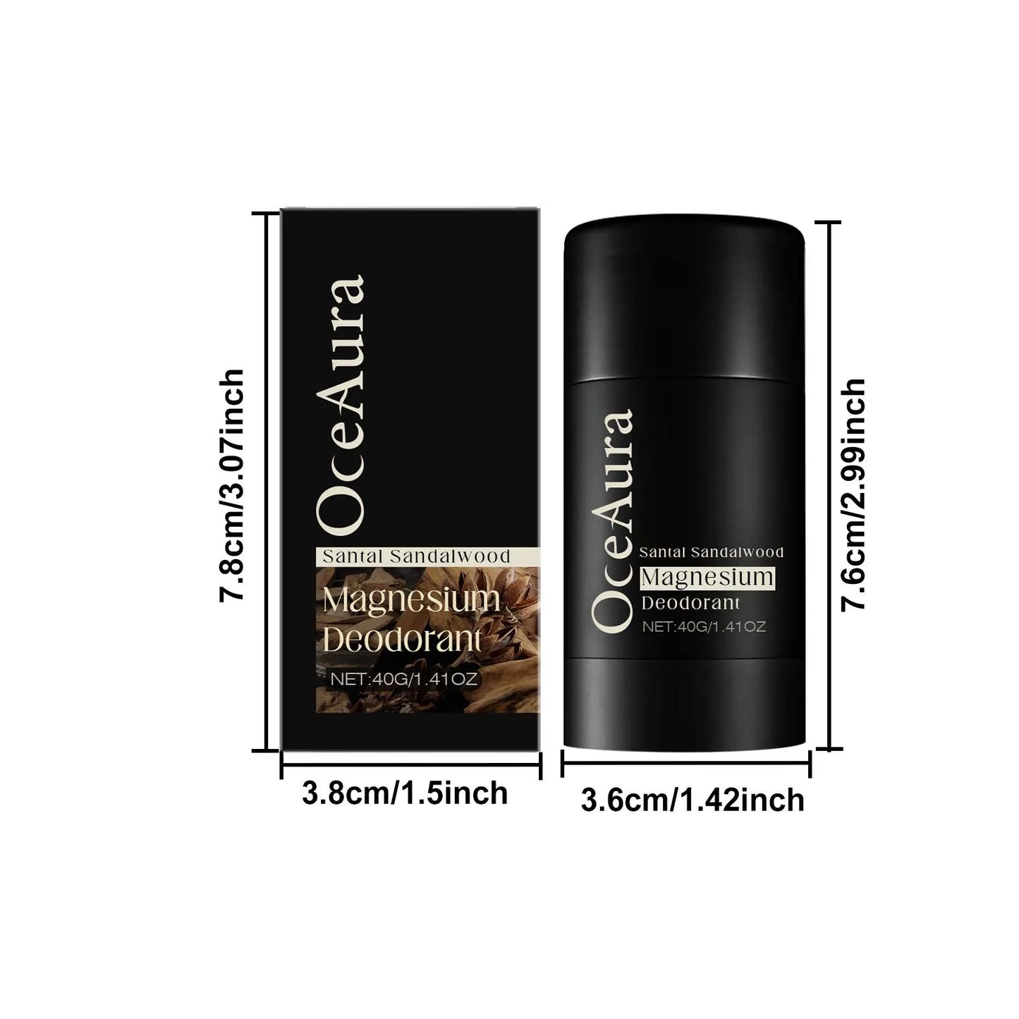 Santal Sandalwood Deodorant Balm – Alcohol-Free, Long-Lasting