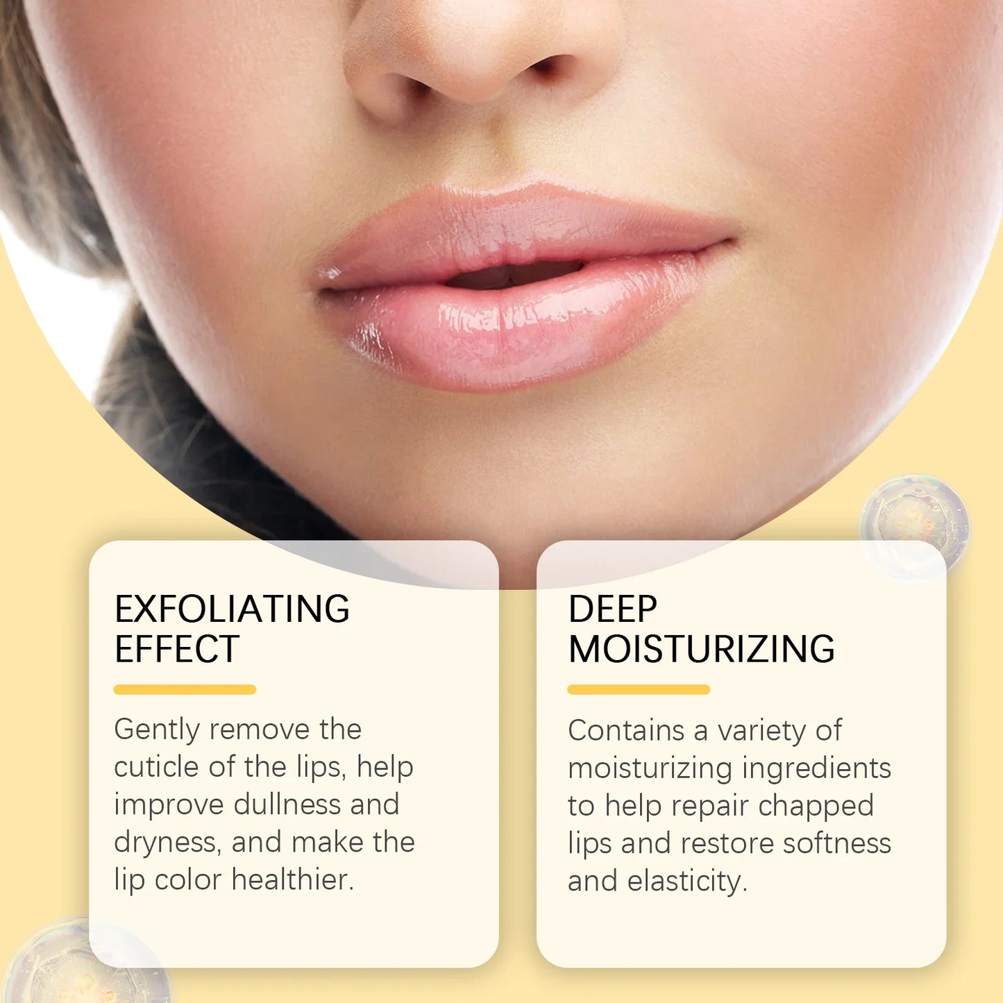 WOODSLEEP Coconut Vanilla Lip Scrub – Exfoliate & Moisturize