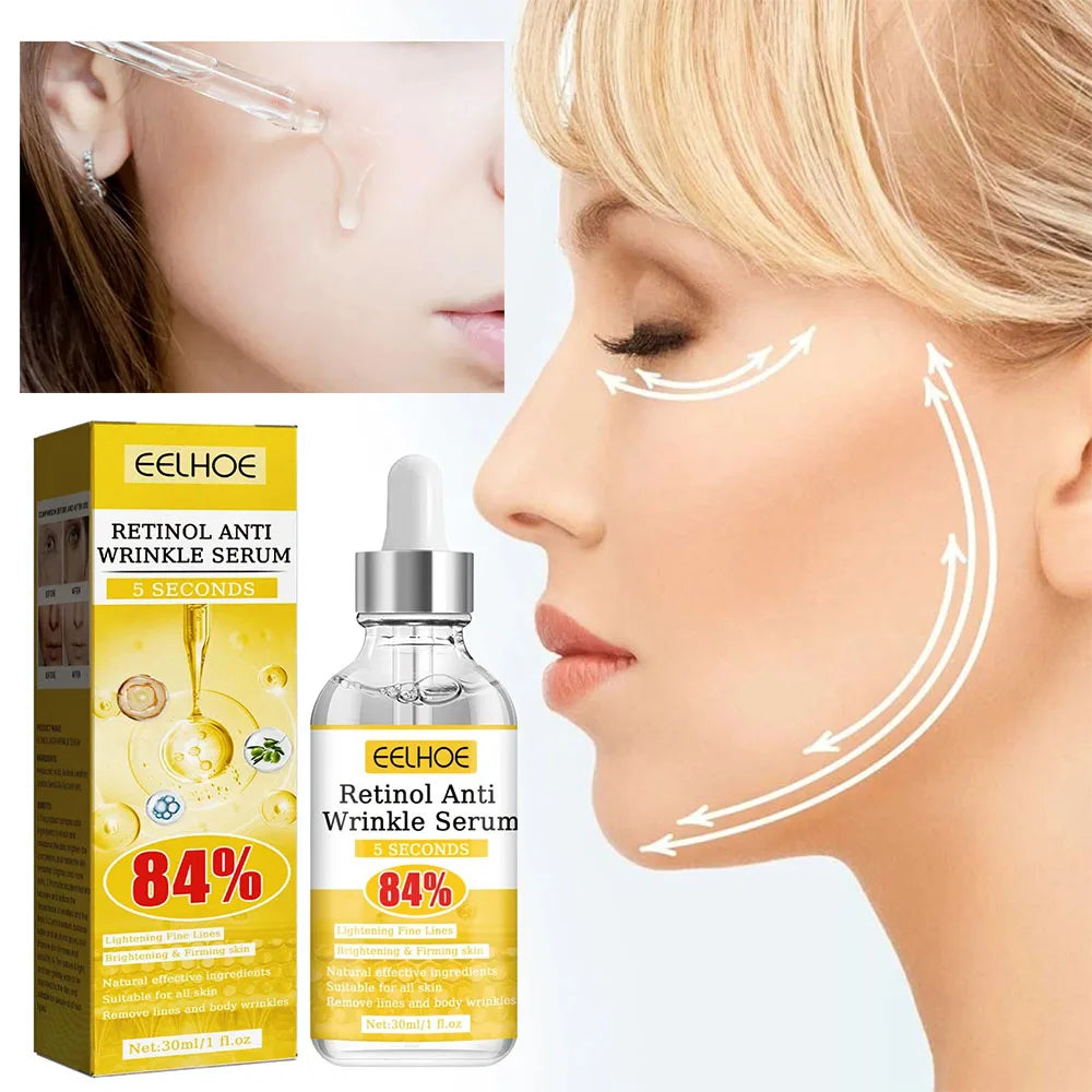 Retinol & Hyaluronic Acid Anti-Wrinkle Facial Serum – 30ml Peaceful Pleasures Health and Wellness