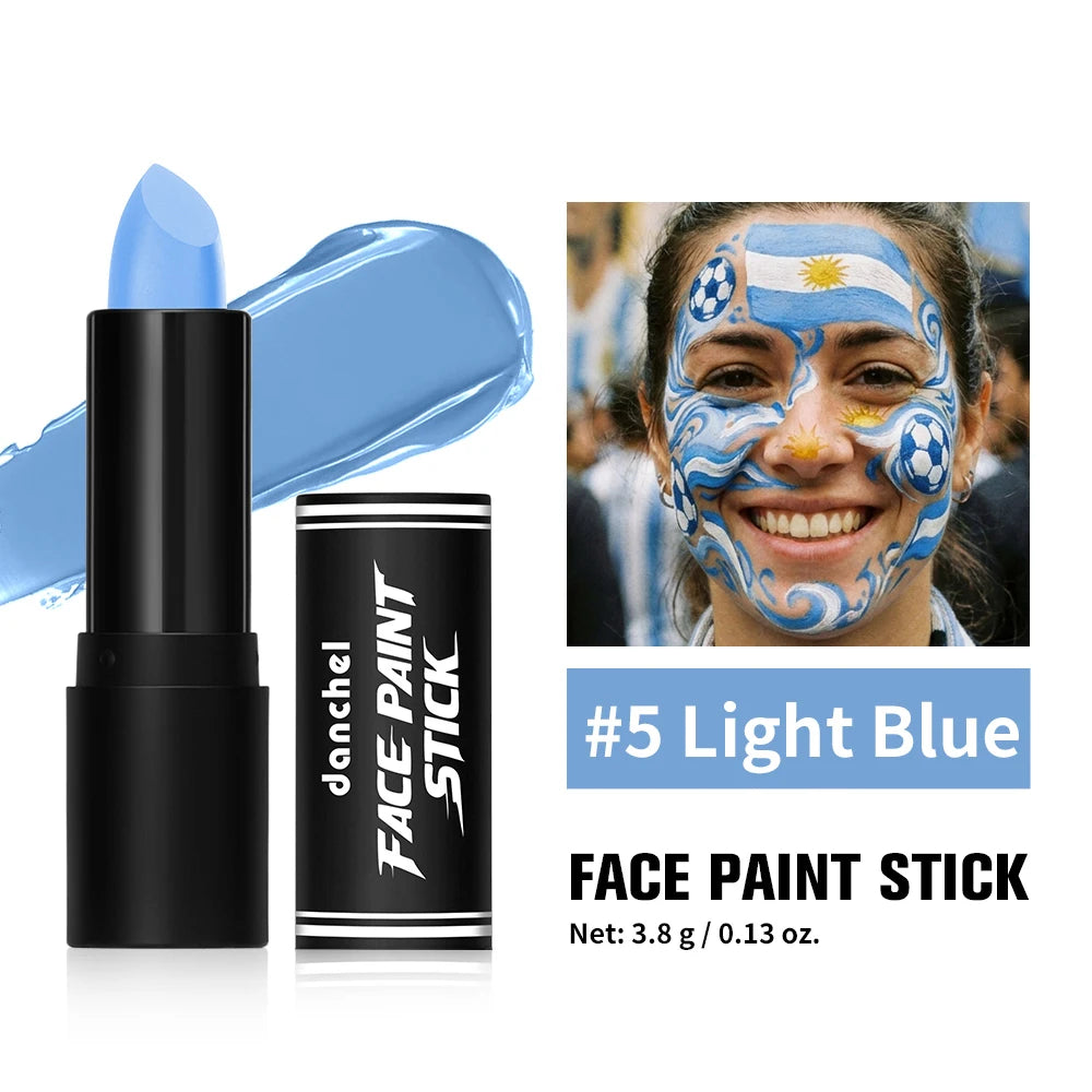 Face Body Paint Stick Eye Black Softball Football Baseball Sports Non-Toxic Hypoallergenic for Halloween SFX Makeup Cosplay Jok Peaceful Pleasures Health and Wellness 5Light Blue