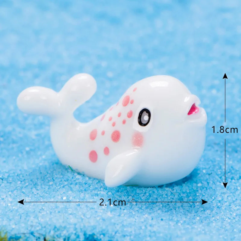 Mini Ocean Resin Animals Tiny Sea Animals Figurines Marine Miniature Animals Aquarium Ornaments Home Decorations fairy garden Peaceful Pleasures Health and Wellness 6