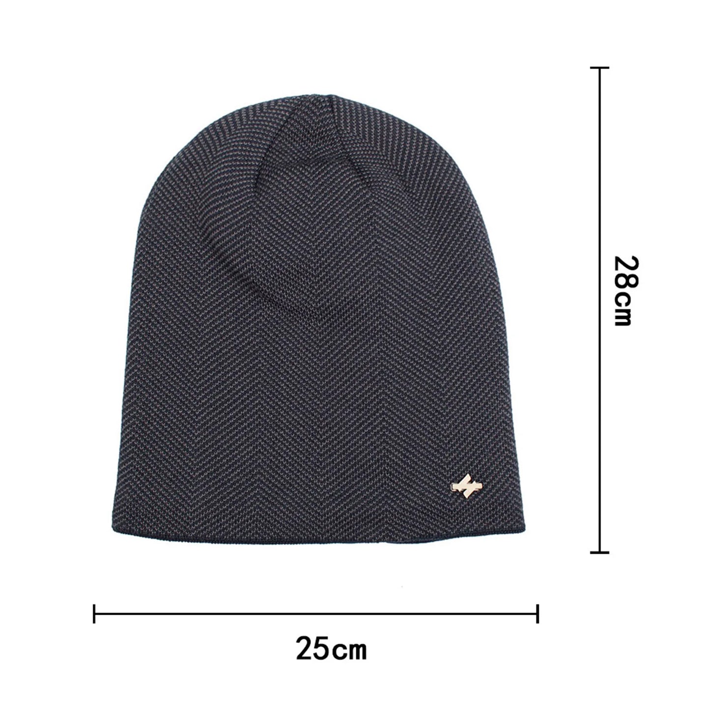 Unisex Slouchy Knitted Beanie Hat Lightweight Soft Wool All-matching Style for Home Office Travel School Hiking Peaceful Pleasures Health and Wellness