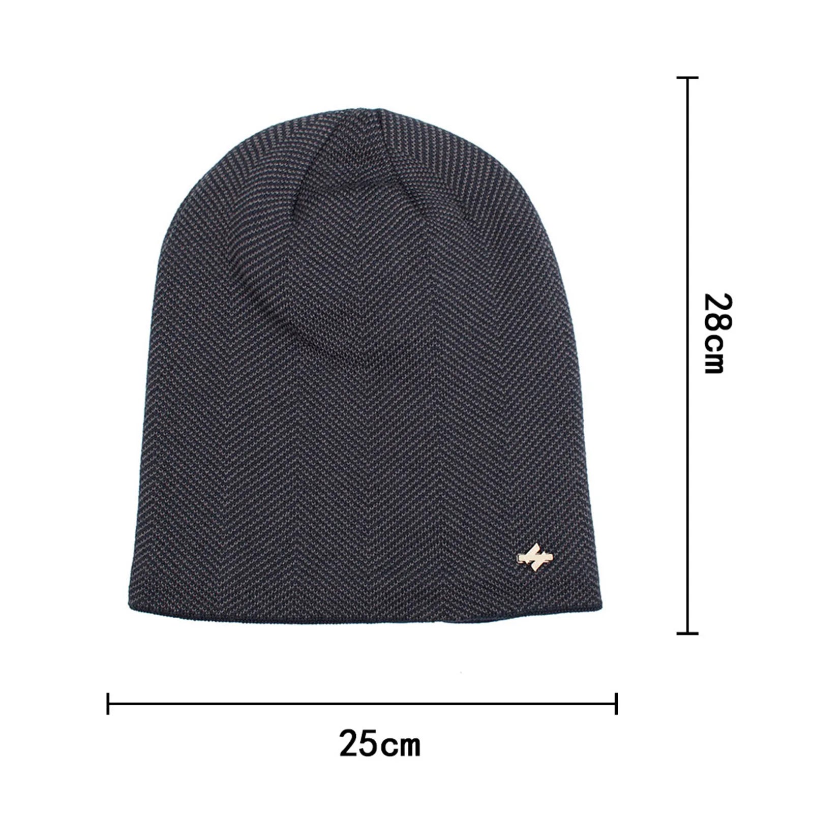 Unisex Slouchy Knitted Beanie Hat Lightweight Soft Wool All-matching Style for Home Office Travel School Hiking Peaceful Pleasures Health and Wellness