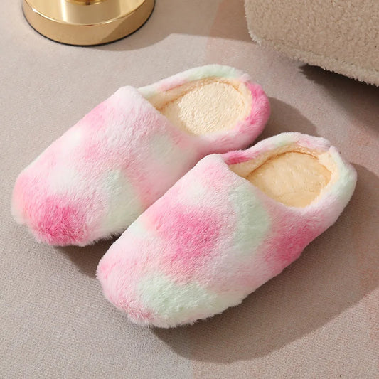 Women's Tie-Dye Indoor Slippers | Non-Slip Soft Cotton Warm Women's Indoor Slippers Peaceful Pleasures Health and Wellness PK 36-37