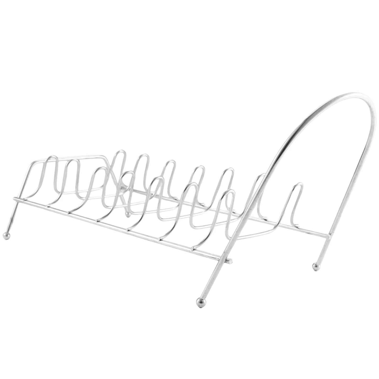 Kitchen Countertop Dishes Dry Shelf Simple Design Space Saving Storage Rack Suitable for Keep Plates Neatly Stored Peaceful Pleasures Health and Wellness 7 Grids