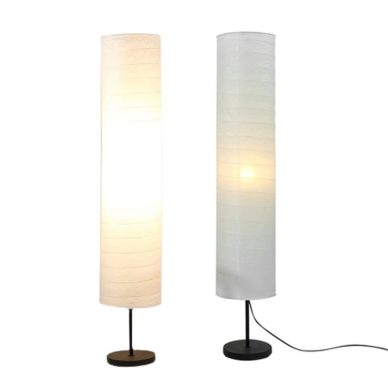 Rice Paper Floor Lamp Cover Rice Paper Floor Lamp Shade 94cm 37 Inch Rice Paper Lamp Protector Cover for Living Room Bedroom Peaceful Pleasures Health and Wellness
