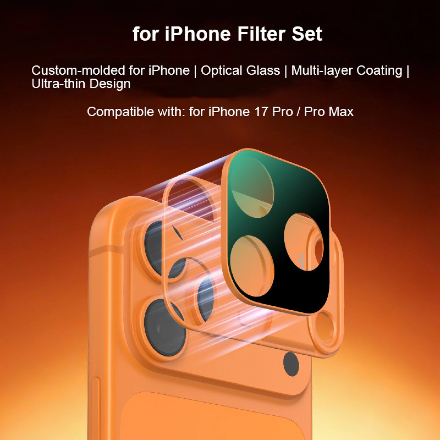 Magnetic CPL/Black Mist 1/4/UV Filter For iPhone 17 Pro/ProMax Optical Glass Multi Layer Coating Eliminates Reflections Peaceful Pleasures Health and Wellness