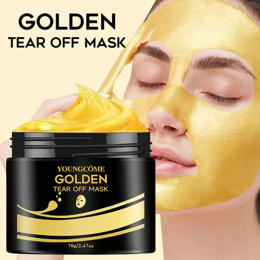 24K Gold Peel-Off Mask – Cleansing, Firming & Brightening Peel-Off Face Mask Oasis Select