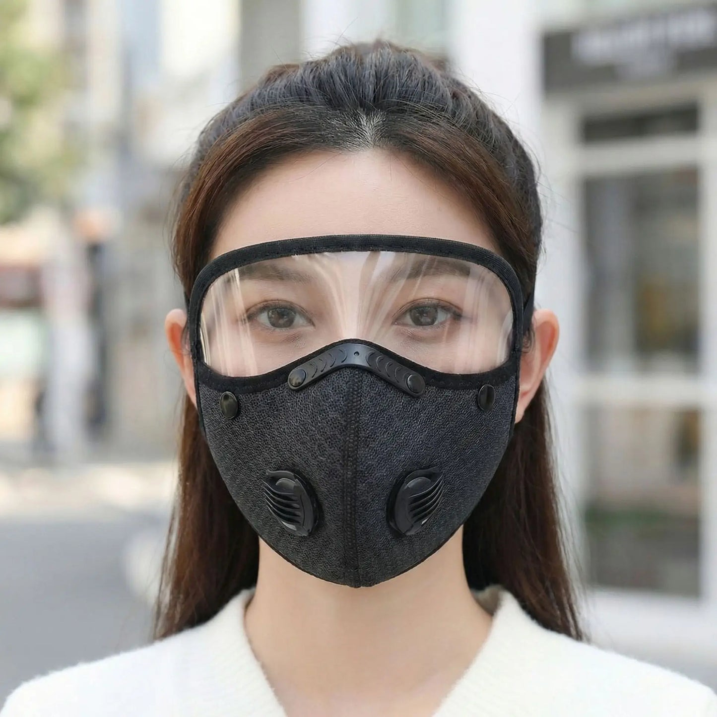 New Cycling Face Mask with Filter Goggles Dust Mask Sport Washable Reusable Facemask for men Bandana Actived Carbon Filters Peaceful Pleasures Health and Wellness