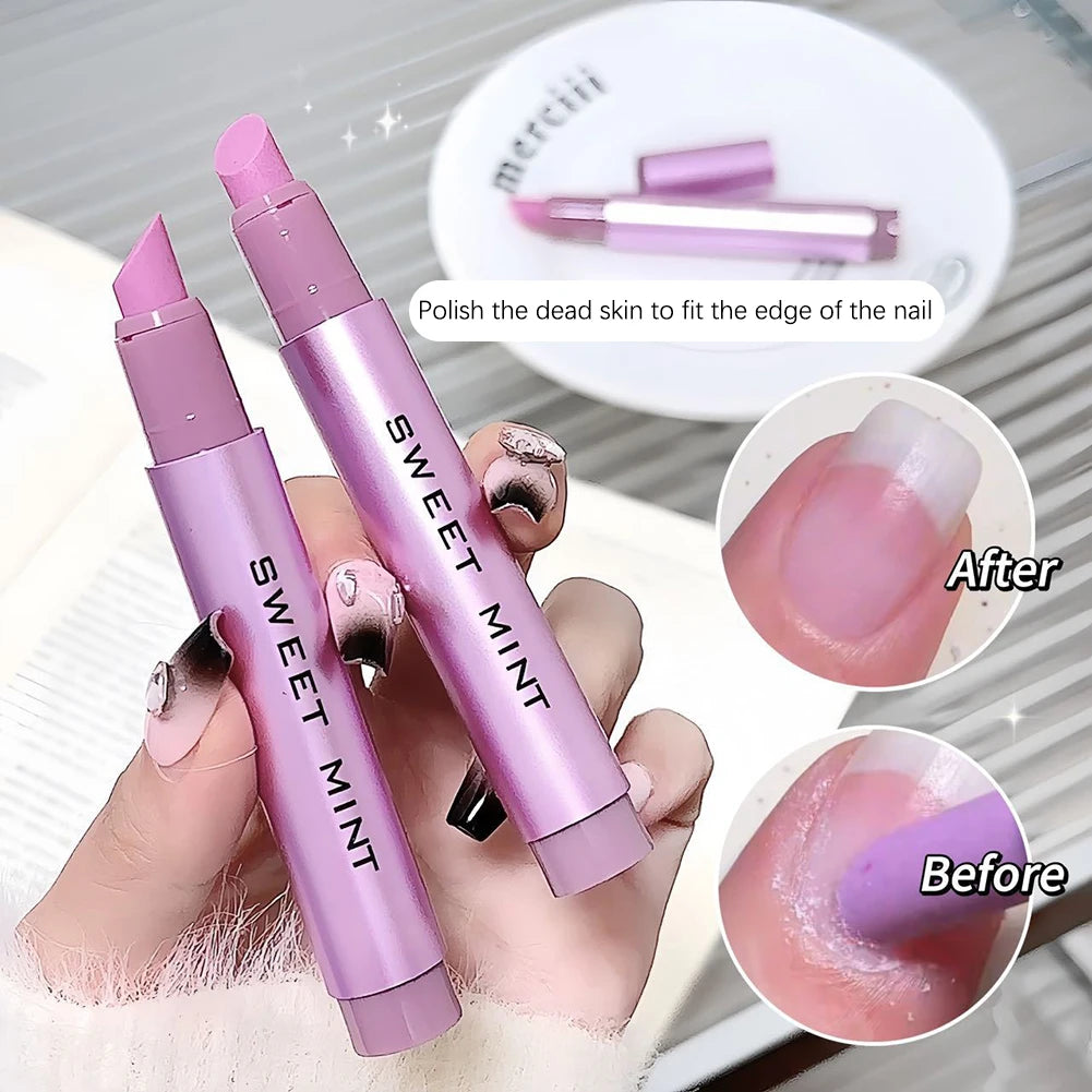3-in-1 Ceramic Tip Cuticle Oil Pusher Pen | Nail Care Tool