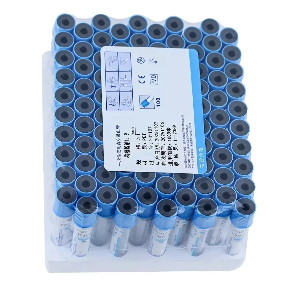 Sodium Citrate 1:9 Blood Collection Coagulation Tubes 100pcs