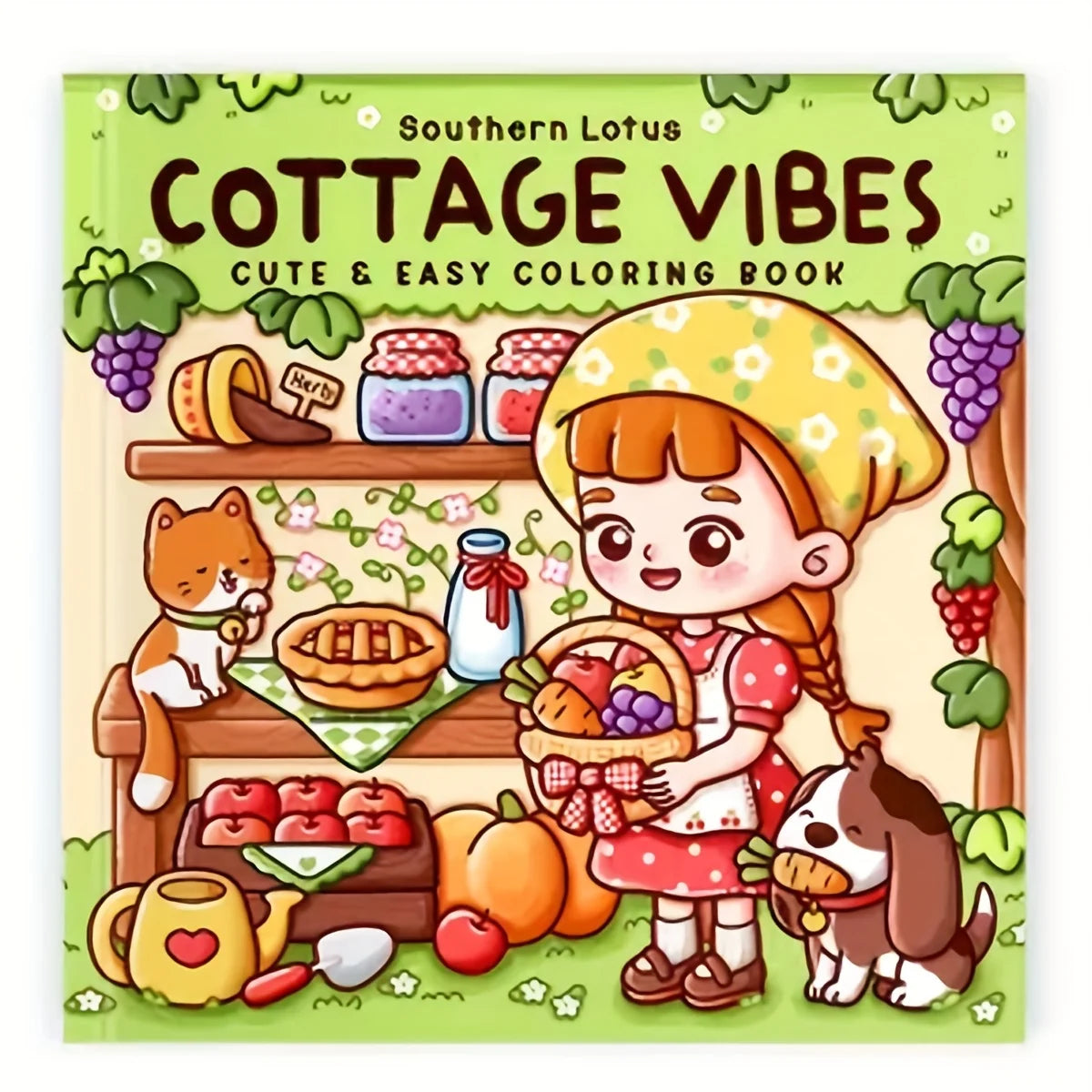 40 Pages Cute European America Coloring Book Kids Drawing Christmas