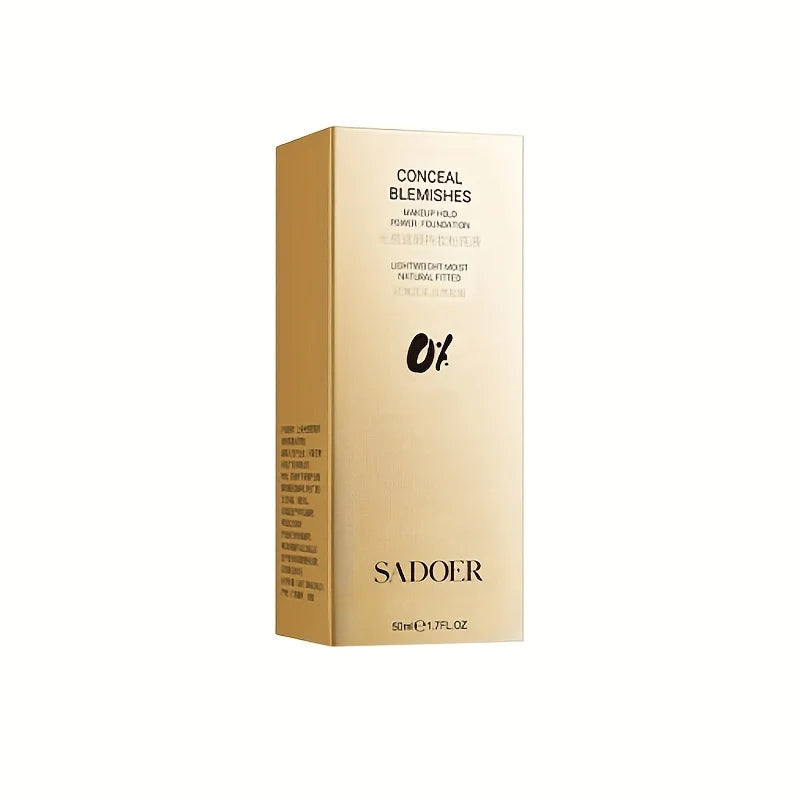 SADOER 50ml Lightweight Concealer Foundation – All Skin Types