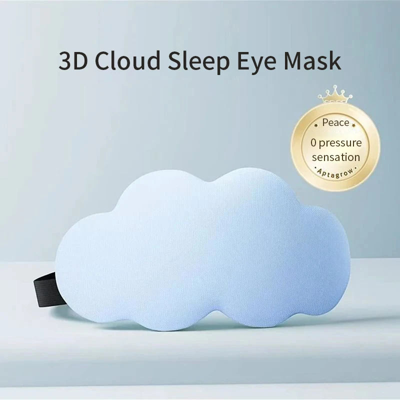 Cloud Shape Sleep Mask – 100% Light Blocking Eye Cover